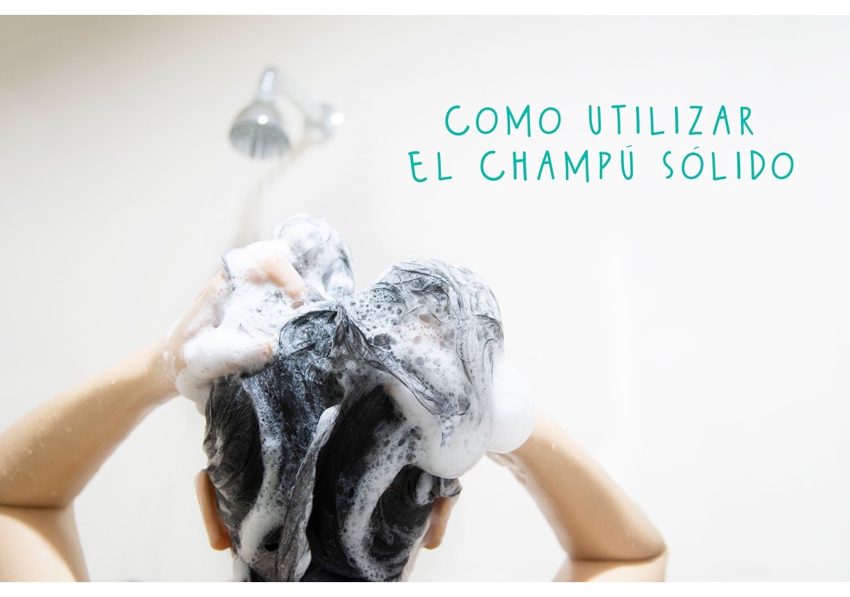 Como utilizar el champú sólido